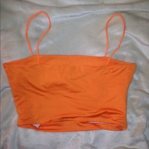 orange cut out tank!